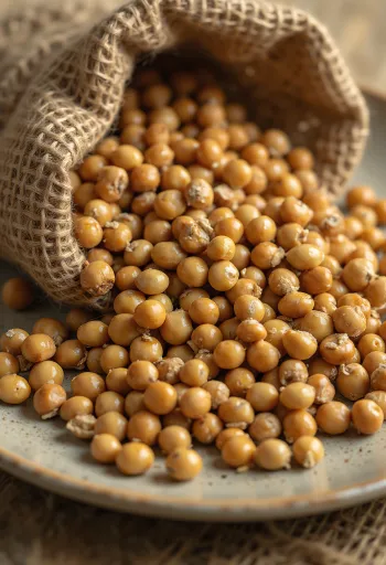 Sušená semena kajanu (holubího hrachu)