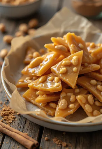 Chikki se skořicí a praženými arašídy