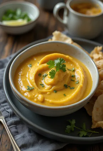 Kari omáčka Korma podávaná s rýží