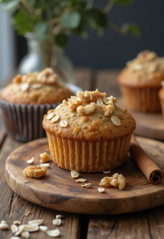 Čerstvě upečené veganské skořicové cupcakes