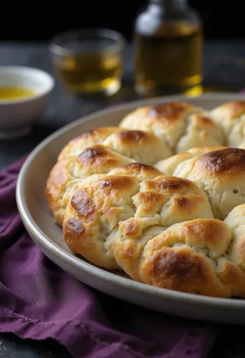 Bramborová focaccia servírovaná