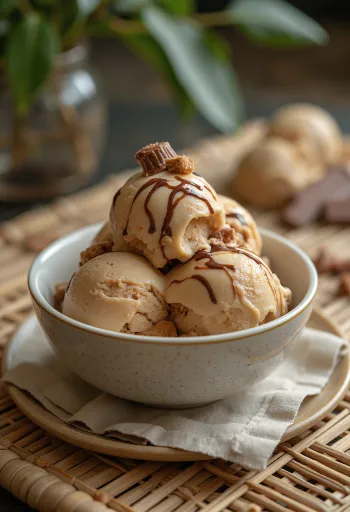 Kinder Bueno Ice Cream zmrzlina servírovaná