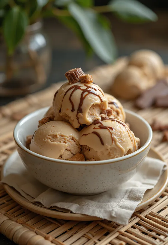 Kinder Bueno Ice Cream zmrzlina servírovaná