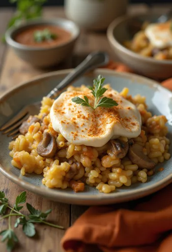Veganská zapečená kapusta se zeleninou při podávání