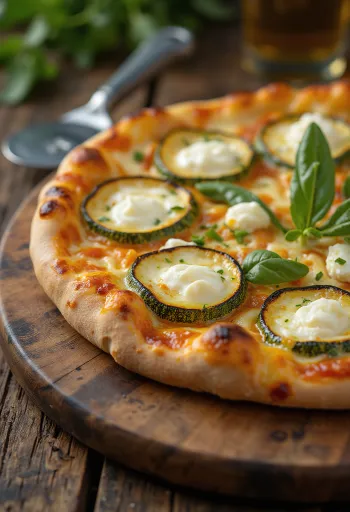 Pizza ai Fiori di Zucca s cuketovými květy a ricottou