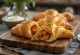 Croissant s kuřetem Tandoori servírování