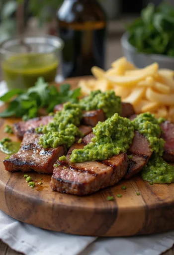Churrasco steak servírovaný