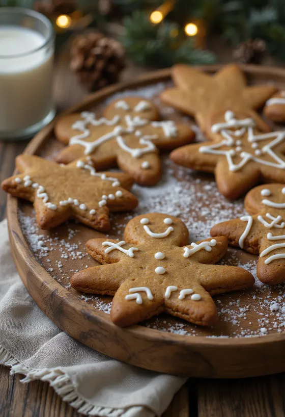 Perníčky servírované a nazdobené