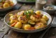 Grilované gnocchi při podávání