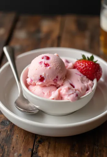 Kopeček zmrzliny Häagen-Dazs Strawberries & Cream