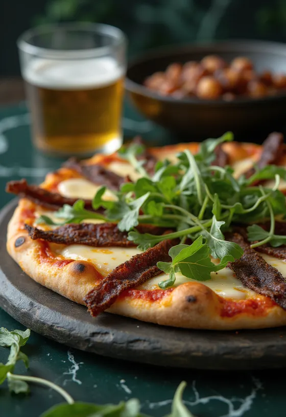 Pizza Sudafricana servírovaná