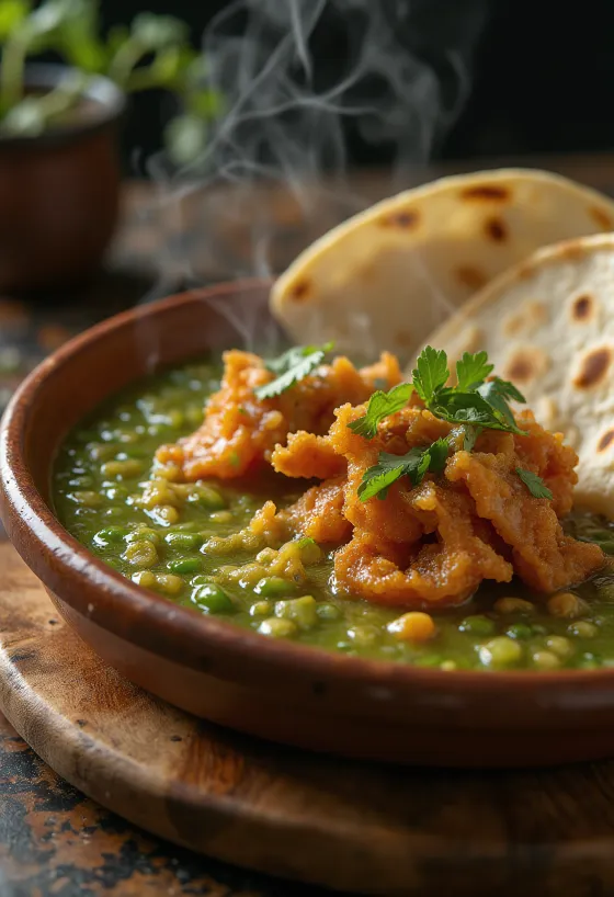 Tacos de Chicharrón servírované