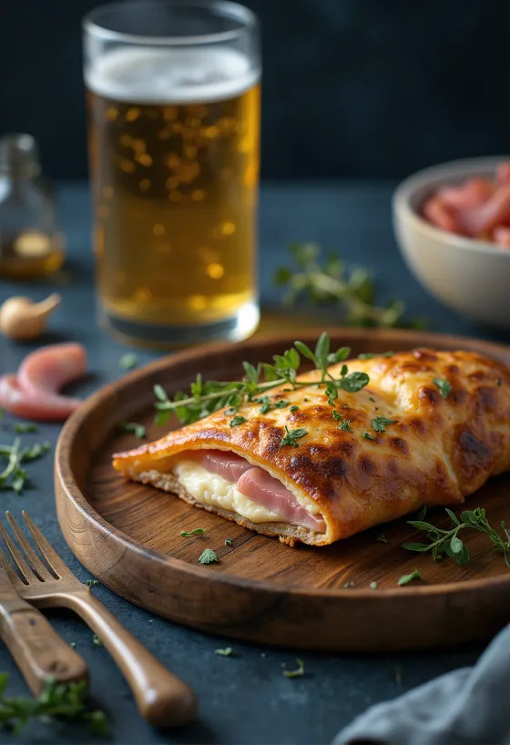 Čerstvě upečené Pohankové calzone