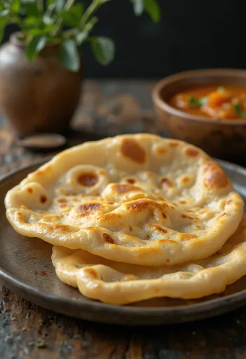Autentický indický chléb paratha