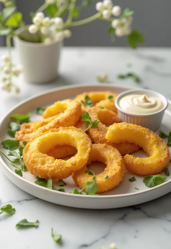 Smažená tykev upečená dozlatova, podávaný s křupavým obalem