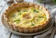 Quiche au Poireau servírovaný
