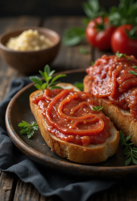 Klobása Sobrassada nakrájená na plátky