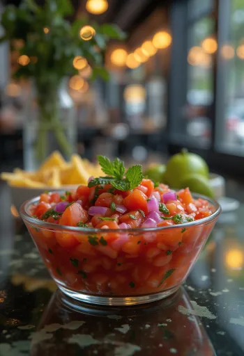 Koriandrová rajčatová salsa