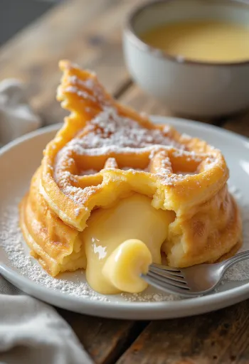 Taiyaki s vanilkovým krémem, s čerstvým a křupavým těstem