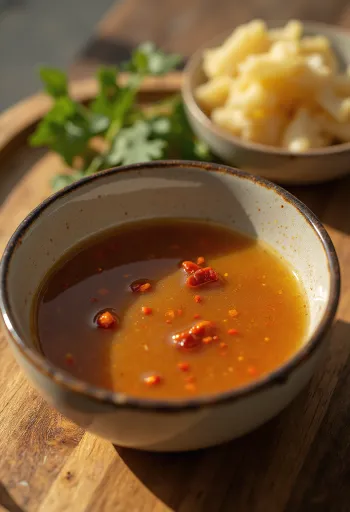 Medovo-zázvorová omáčka servírovaná s grilovanou zeleninou