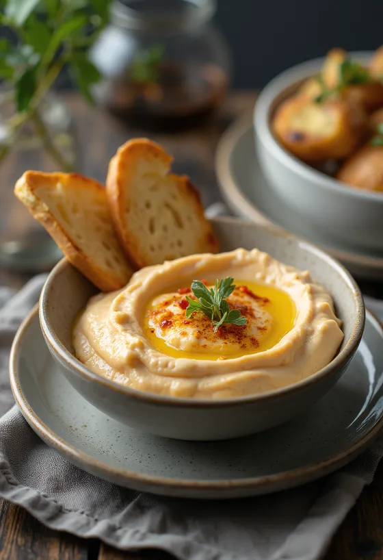 Lilková pomazánka s pečenou paprikou