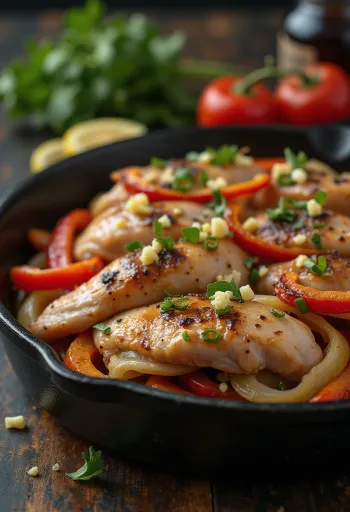 Pečené krůtí maso s kořeněnou paprikou a rozmarýnem