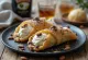 Mandlové cannoli s Baileys servírované