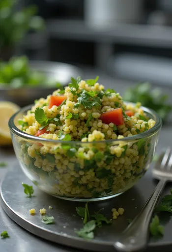 Quinoa tabbouleh s čerstvými bylinkami