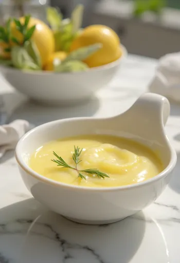 Krémová rozmarýnovo-citronová omáčka ke grilované rybě