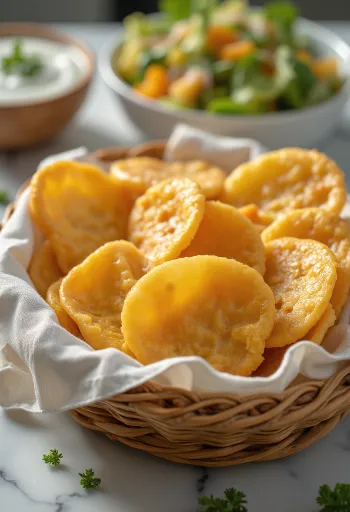 Křupavé sýrové placičky čerstvě upečené, s dozlatova opečenou sýrovou vrstvou.