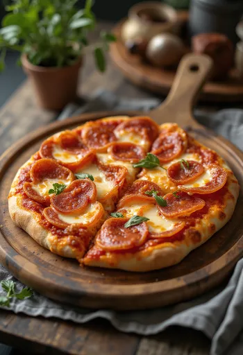 Double pepperoni pizza s extra salámem