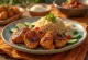 Mísa s kuřetem Tandoori, rýží basmati, okurkou a koriandrem