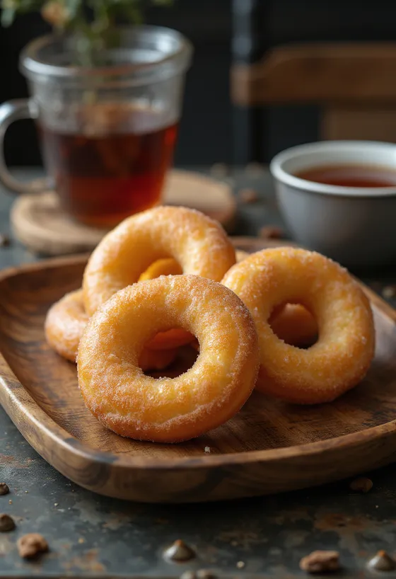 Donat Kampung servírovaný