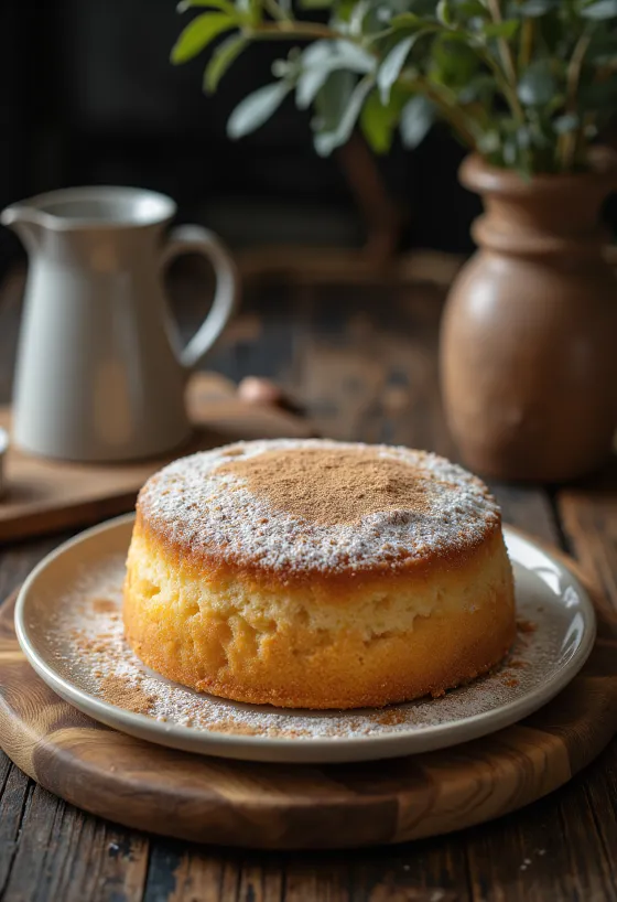 Skořicový piškot nakrájený na plátky