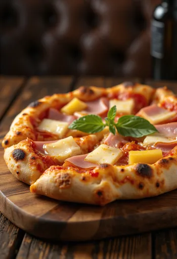 Pizza Havaj s ananasem a šunkou