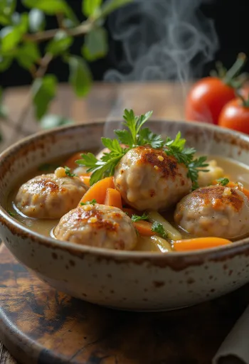Albóndigas servírované