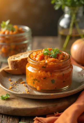 Ajvar s česnekem a paprikou