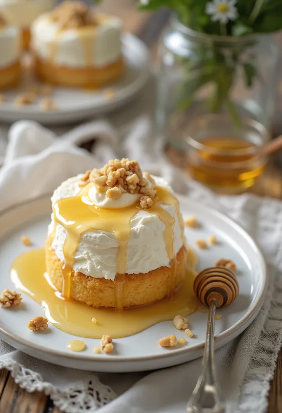 Dort z řeckého jogurtu v elegantním servírování