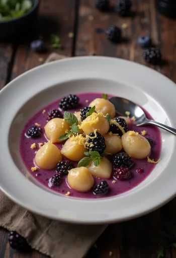 Ostružinové gnocchi