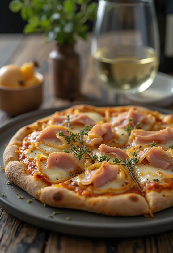 Pizza alla messinese s tuňákem