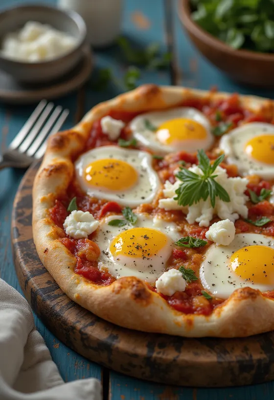 Pizza alla norma s lilkem a ricottou