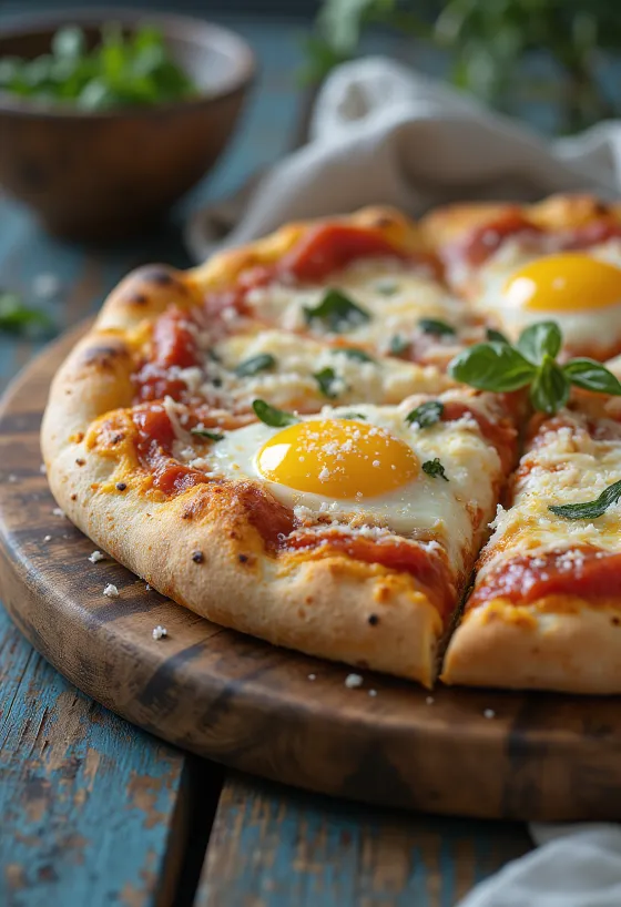 Pizza alla parmigiana s lilkem