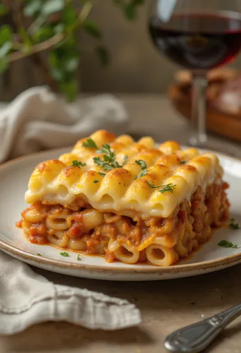 Pastitsio servírované