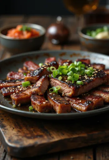 Kalbi korejská krátká žebra grilovaná