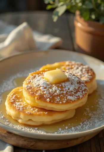 Poffertjes servírování