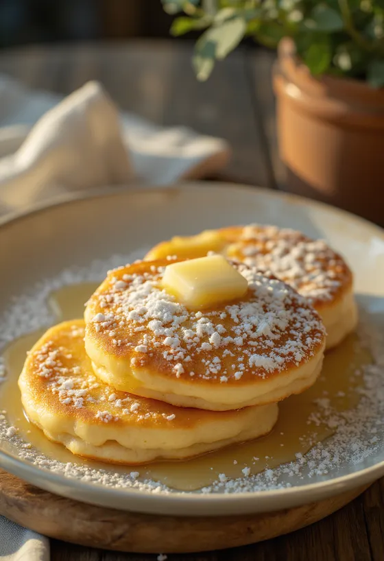Poffertjes servírování