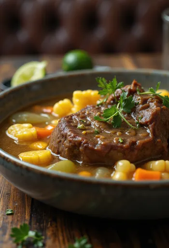 Caldo de Res, mexická hovězí polévka se zeleninou