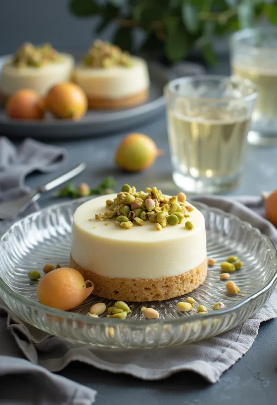 Liči dort s bílou čokoládou, ozdobený